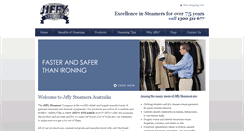 Desktop Screenshot of jiffysteamers.com.au
